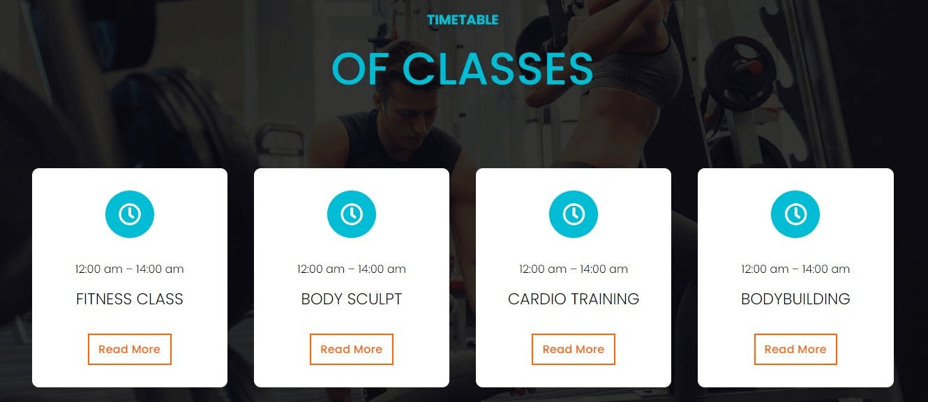 健身網站範例五 健身網站範例五